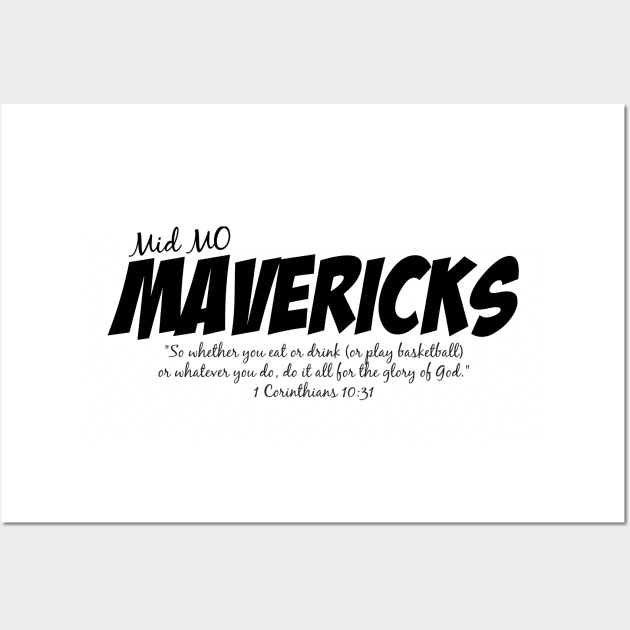 Mavericks Text Wall Art by MavSales